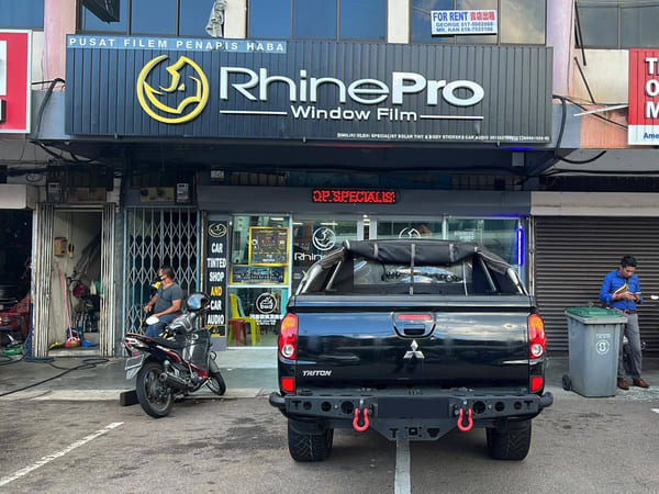 RhinePro Window Film And PPF Front Shop Mersing 1