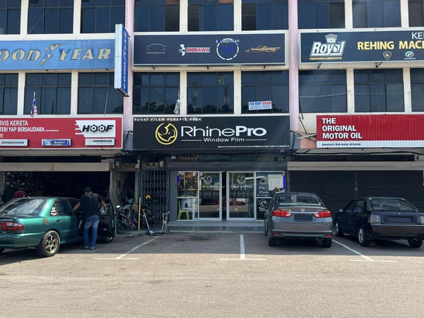 RhinePro Window Film And PPF Front Shop Mersing 2
