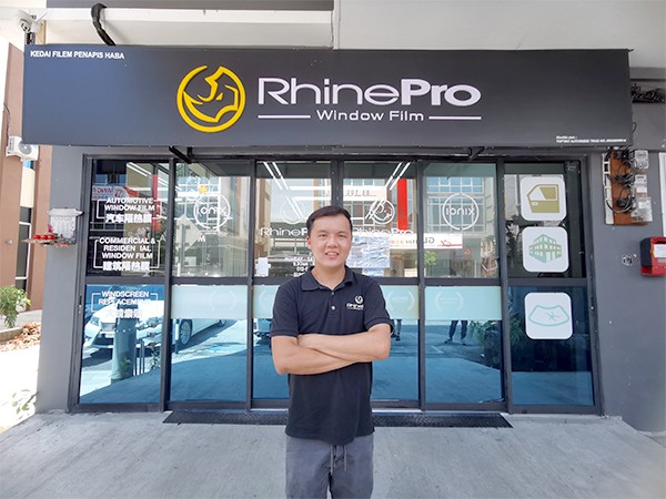 RhinePro Window Film And PPF Front Shop Muar 1